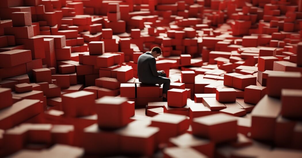 little-figure-jumbled-bricks-represents-redmarked-losses-company-data-generative-ai (2)-min