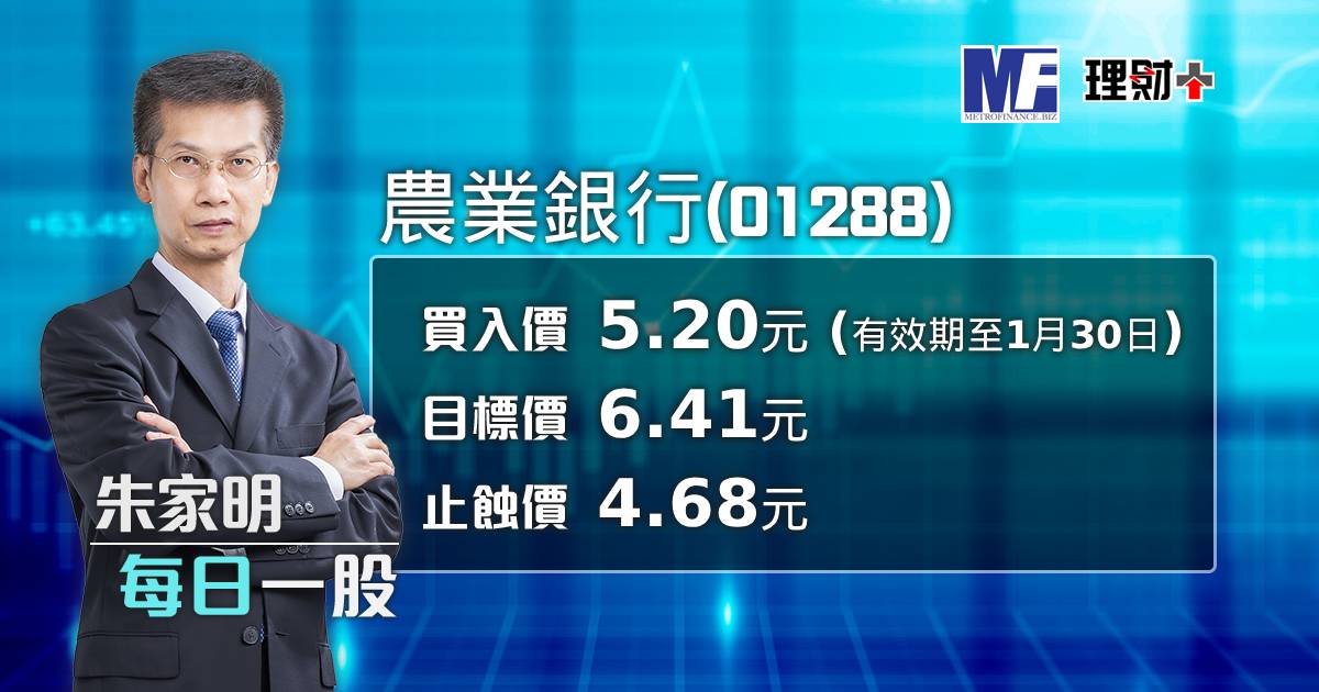 農業銀行（01288）